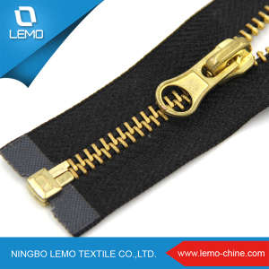 Brass Metal Zipper with Custom Metal Zipper